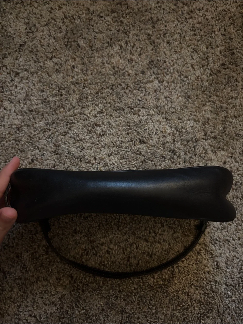 Coach Black Signature Canvas Shoulder Pouch with Leather Trim (SEND OFFERS!!)